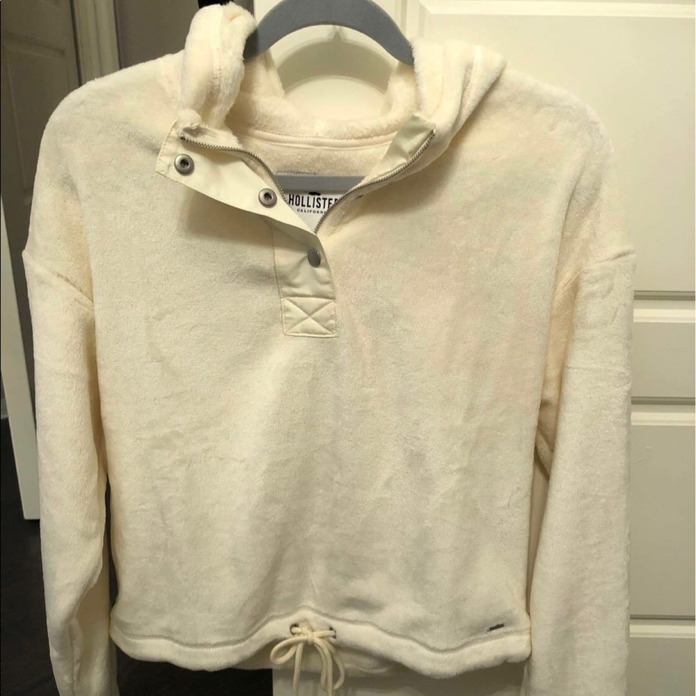 Plush Collar Hoodie
